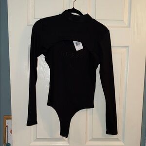 Guess Elegant Black Bodysuit